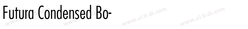 Futura Condensed Bo字体转换 Futura Condensed Bo字体转换
